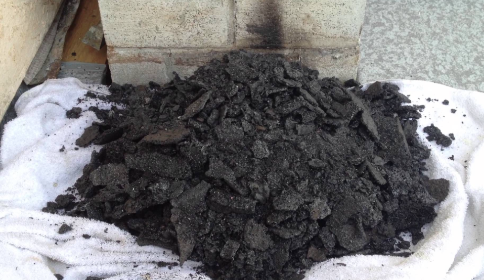 This is what can come out of your chimney if not cleaned yearly in Omaha. 